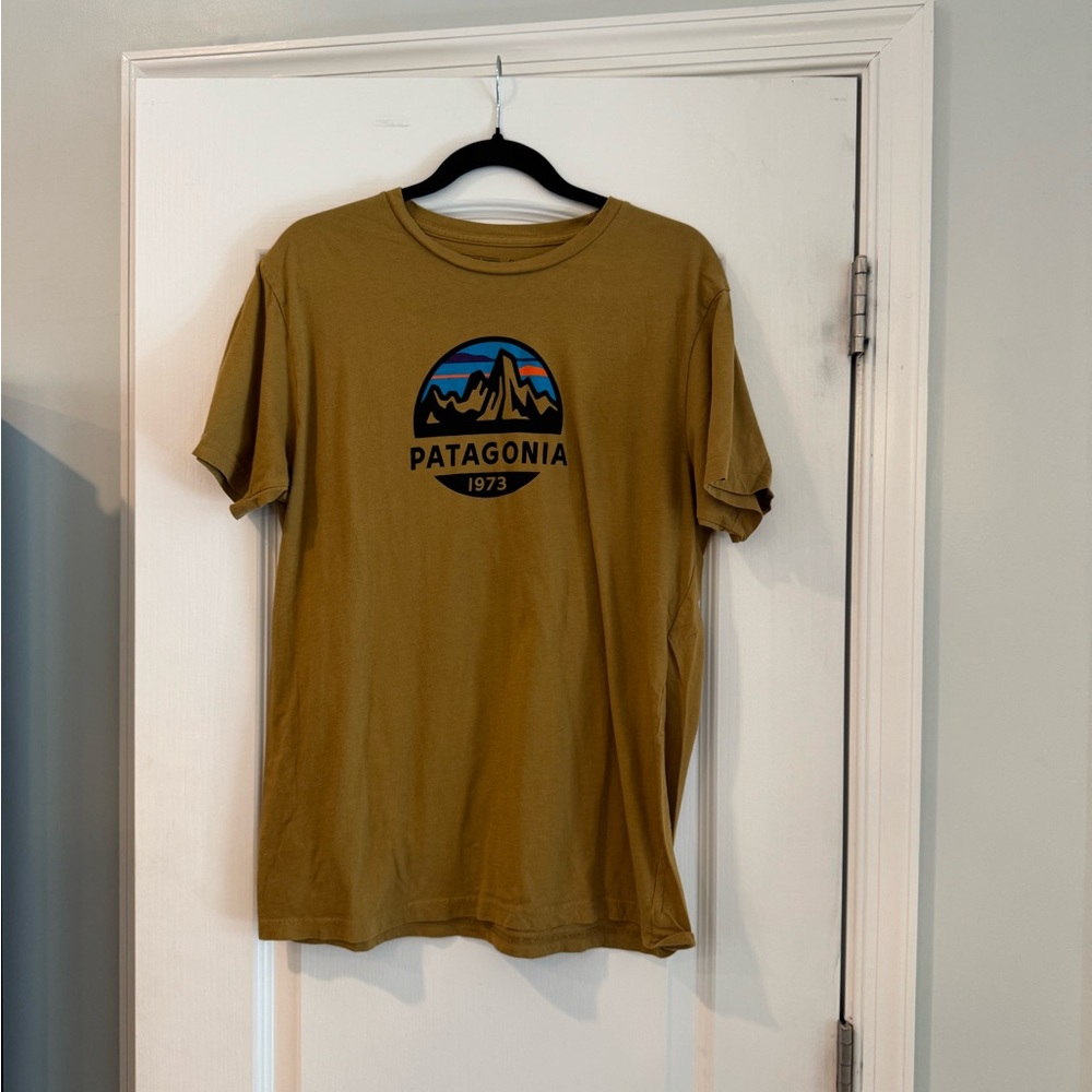 Patagonia Men's Tan Graphic Tee